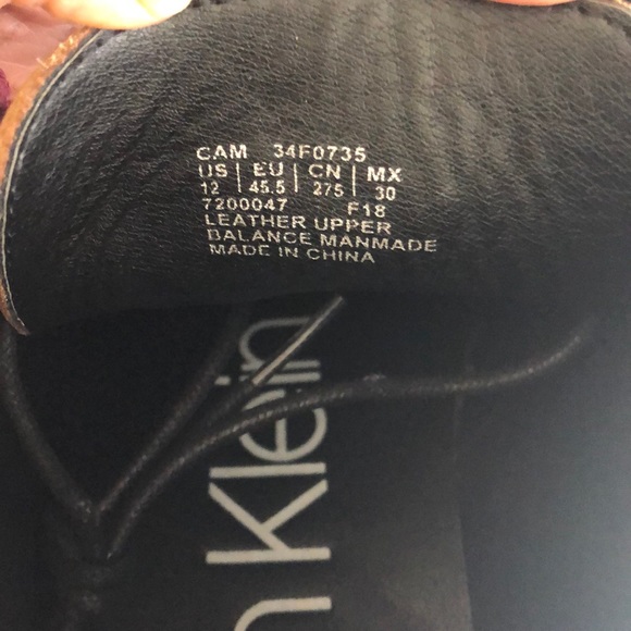 CALVIN KLEIN chukka  boots